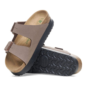 Arizona Platform mocca veg, Birko Flor - Sandali Donna Marroni 1027417 . BIRKENSTOCK 