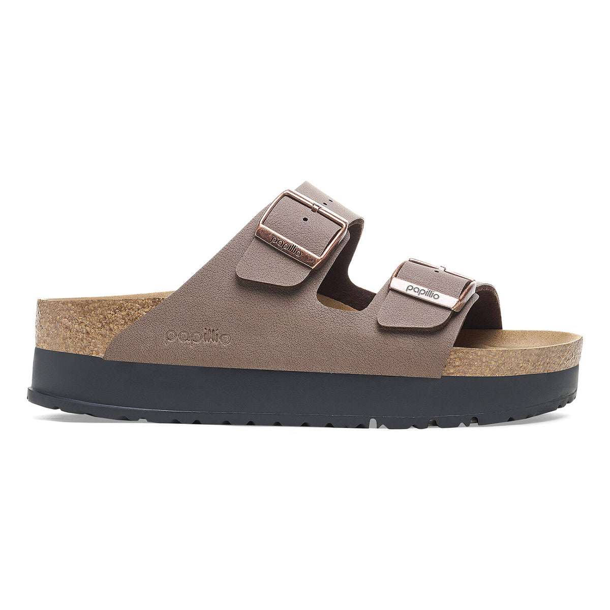 Arizona Platform mocca veg, Birko Flor - Sandali Donna Marroni 1027417 . BIRKENSTOCK 