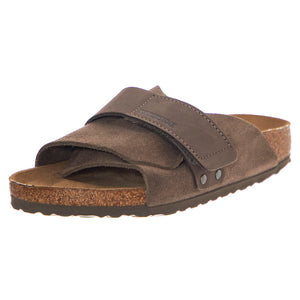 Kyoto concrete gray, Suede Leather/Nubuck - Sandali Uomo / Donna Grigi 1029138 . BIRKENSTOCK 