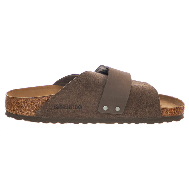 Kyoto concrete gray, Suede Leather/Nubuck - Sandali Uomo / Donna Grigi 1029138 . BIRKENSTOCK 