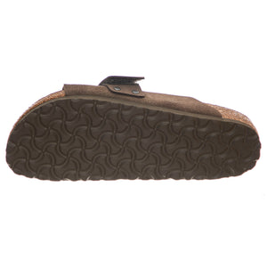 Kyoto concrete gray, Suede Leather/Nubuck - Sandali Uomo / Donna Grigi 1029138 . BIRKENSTOCK 