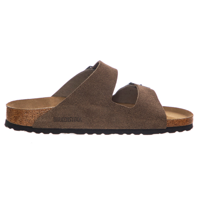 Arizona concrete gray, Suede Leather/Oiled - Sandali Uomo / Donna Grigi 1029167 . BIRKENSTOCK 