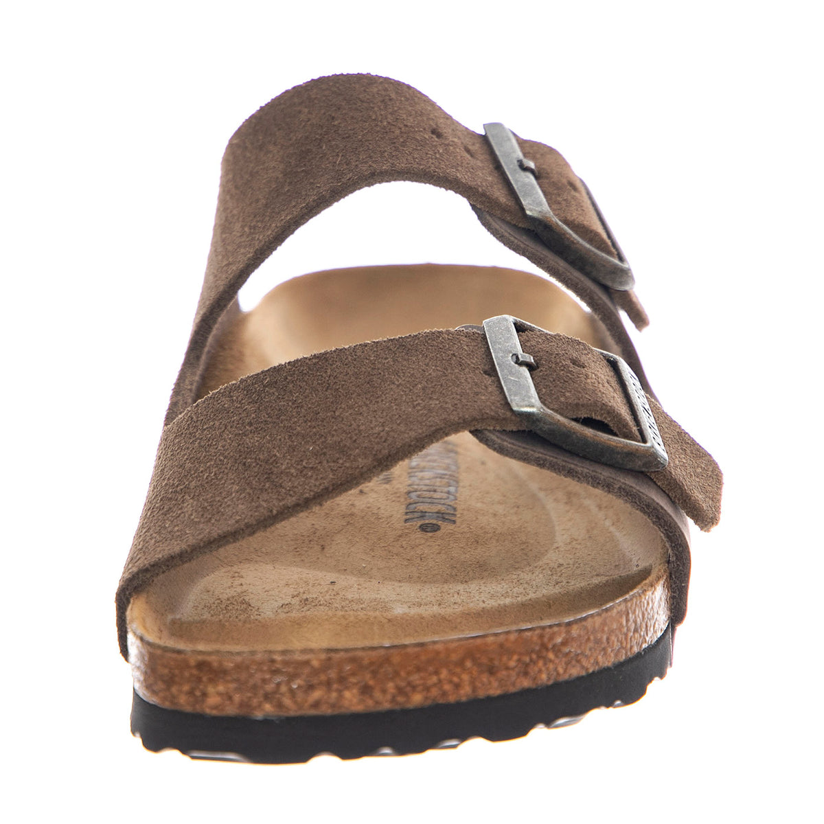 Arizona concrete gray, Suede Leather/Oiled - Sandali Uomo / Donna Grigi 1029167 . BIRKENSTOCK 