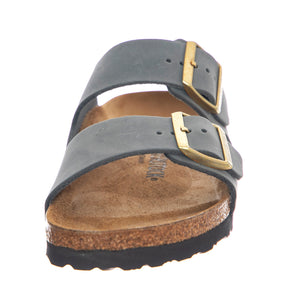 Arizona basalt gray, Oiled Leather - Sandali Donna Grigi 1029253 . BIRKENSTOCK 
