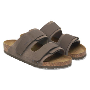 Uji Concrete Gray, Suede Leather / Nubuck - Sandali Uomo Grigi 1029259 . BIRKENSTOCK 