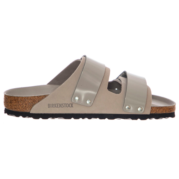 Uji stone coin, Nubuck Leather/High Shine Leather - Sandali Uomo / Donna Grigi 1029302 . BIRKENSTOCK 
