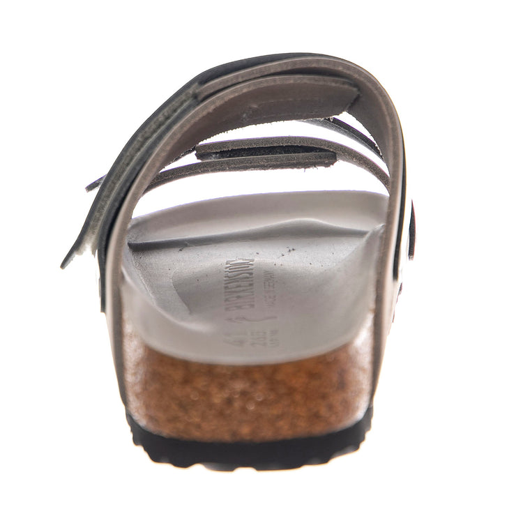 Uji stone coin, Nubuck Leather/High Shine Leather - Sandali Uomo / Donna Grigi 1029302 . BIRKENSTOCK 