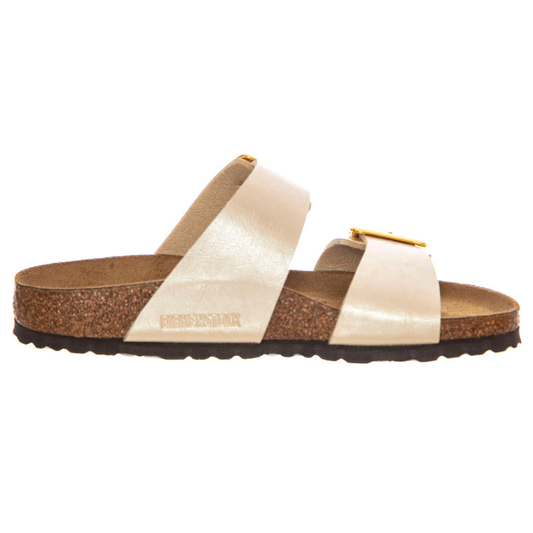 Sydney CB graceful pearl white, Birko Flor - Sandali Donna Beige 1029492 . BIRKENSTOCK 