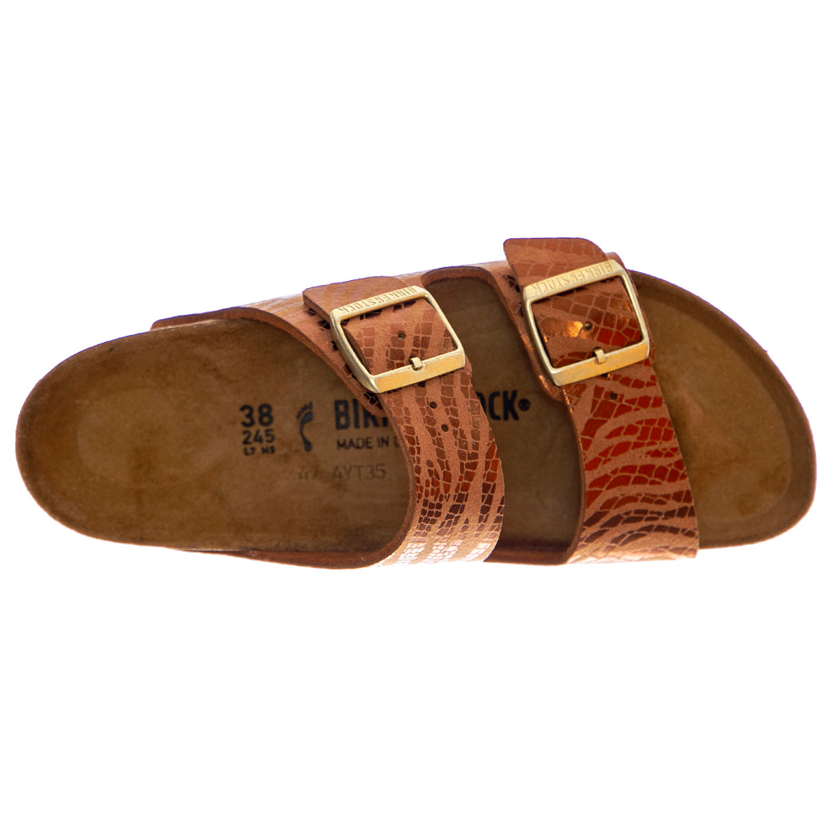 Arizona Zebra Pecan, Synthetics - Sandali Donna Marroni 1029509 . BIRKENSTOCK 