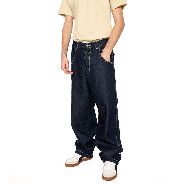 Blueskin Jeans R. Bianco / L Denim Blue - Pantaloni Denim Jeans Uomo Blu DNMB . BLUESKIN 