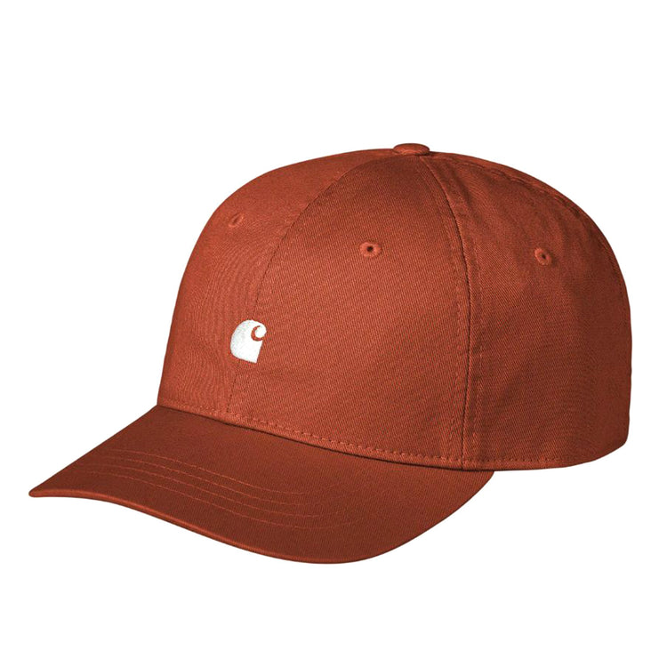 Madison Logo Cap Vermillion / White - Cappellino con Visiera Rosso I023750.2OVXX . CARHARTT WIP 