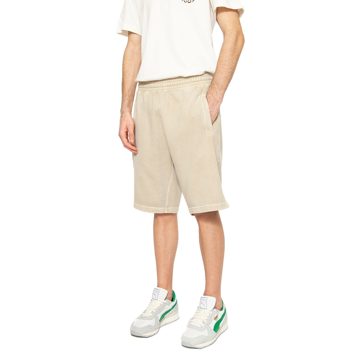 Nelson Sweat Short Fleur De Sel - Bermuda Uomo Beige I030130.2LPGD . CARHARTT WIP 