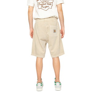 Nelson Sweat Short Fleur De Sel - Bermuda Uomo Beige I030130.2LPGD . CARHARTT WIP 