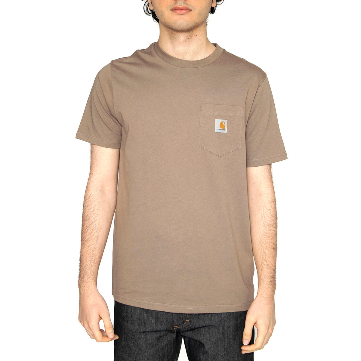 S/S Pocket T-Shirt Branch - Maglietta Girocollo Uomo Marrone I030434.1YJXX . CARHARTT WIP 