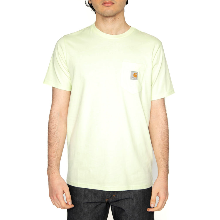 S/S Pocket T-Shirt Air Green - Maglietta Girocollo Uomo Verde I030434.2P6XX . CARHARTT WIP 