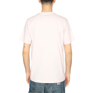 S/S Pocket T-Shirt Air Pink - Maglietta Girocollo Uomo Rosa I030434.2P7XX . CARHARTT WIP 