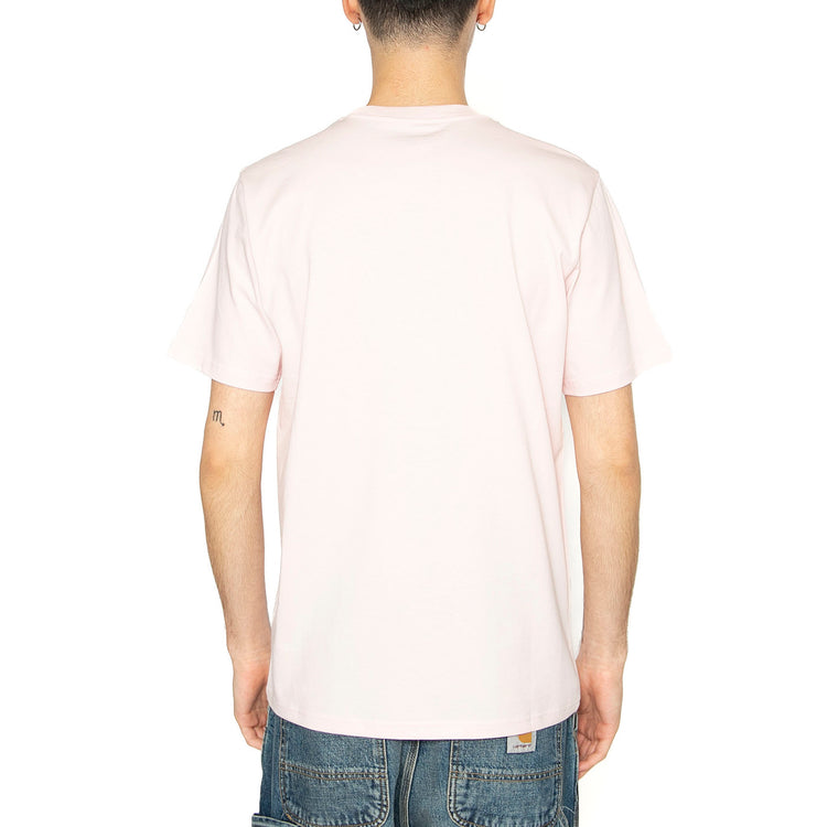 S/S Pocket T-Shirt Air Pink - Maglietta Girocollo Uomo Rosa I030434.2P7XX . CARHARTT WIP 