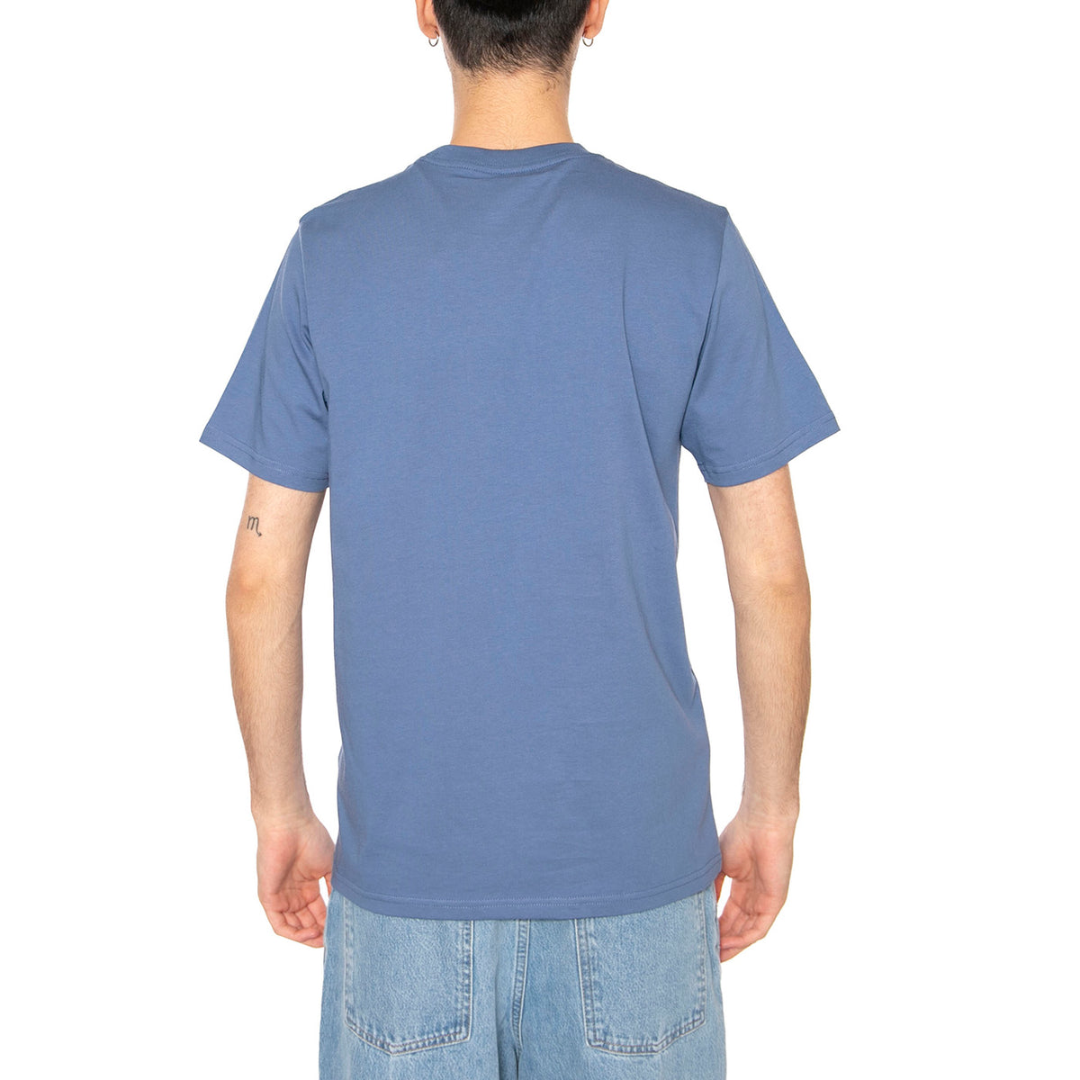 S/S Pocket T-Shirt Blue Iris - Maglietta Girocollo Uomo Blu I030434.976XX . CARHARTT WIP 