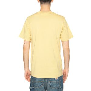 S/S Pocket T-Shirt Air Yellow - Maglietta Girocollo Uomo Gialla I030434.TMXX . CARHARTT WIP 