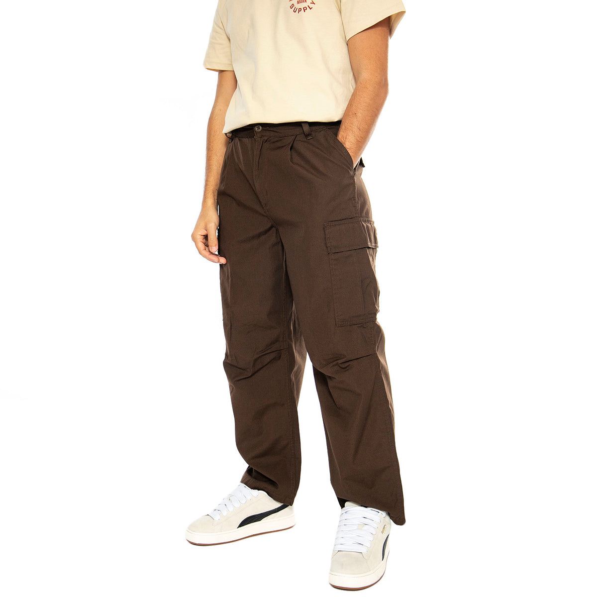 Cole Cargo Pant Liberica - Pantaloni Uomo Marroni I030477.2LS02 . CARHARTT WIP 