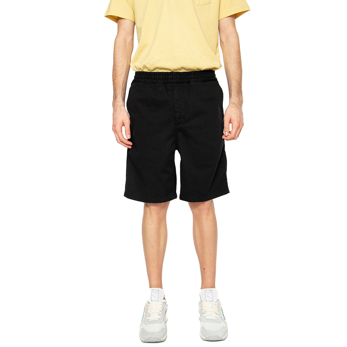 Flint Short Black - Bermuda Uomo Neri I030480.89GD . CARHARTT WIP 