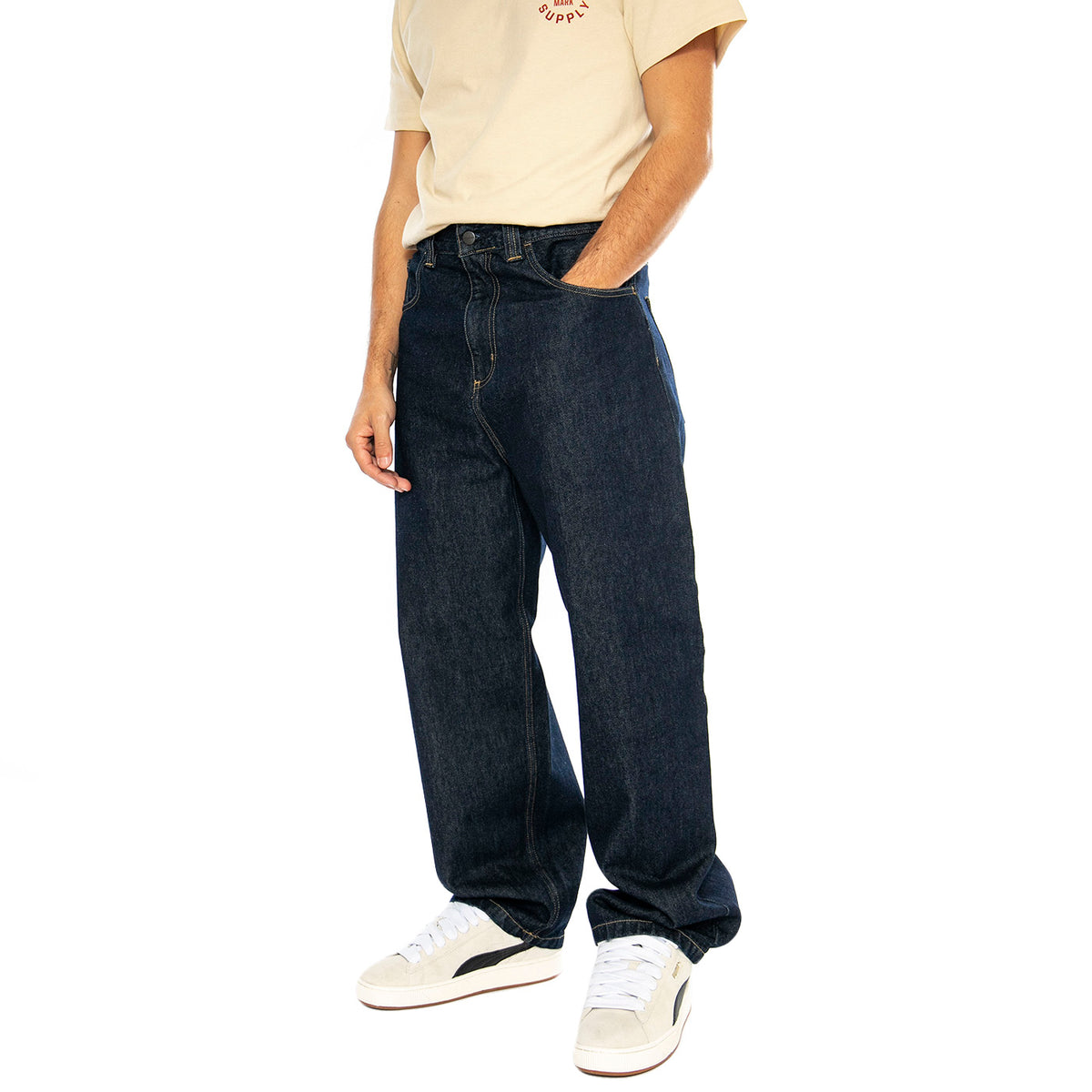 Brandon Pant Blue - Pantaloni Denim Jeans Uomo Blu I031246.0102 . CARHARTT WIP 