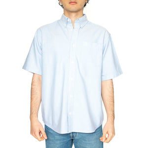 S/S Braxton Shirt Bleach / Wax - Camicia Maniche Corte Uomo Blu I031454.1ONXX . CARHARTT WIP 