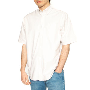 S/S Braxton Shirt Fleur De Sel / Wax - Camicia Maniche Corte Uomo Bige I031454.2V4XX . CARHARTT WIP 