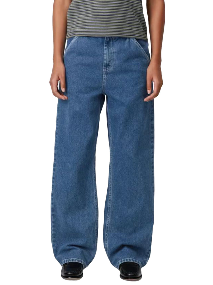 W' SIMPLE PANT BLUE - Pantaloni Denim Jeans Donna Blu I031924.0106 . CARHARTT WIP 