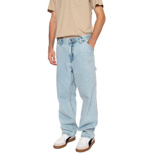 Single Knee Pant Blue - Pantaloni Denim Jeans Uomo Blu I032024.01A3 . CARHARTT WIP 
