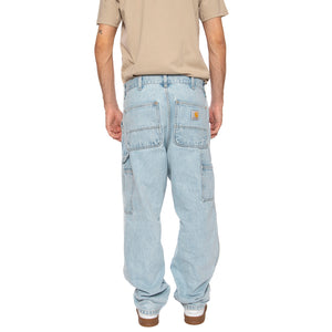 Single Knee Pant Blue - Pantaloni Denim Jeans Uomo Blu I032024.01A3 . CARHARTT WIP 