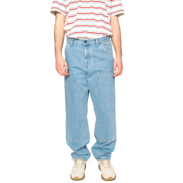 Double Knee Pant Blue - Pantaloni Denim Jeans Uomo Blu I032699.0112 . CARHARTT WIP 