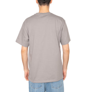 S/S Madison T-Shirt Yosemite / White - Maglietta Girocollo Uomo Grigia I033000.2QEXX . CARHARTT WIP 