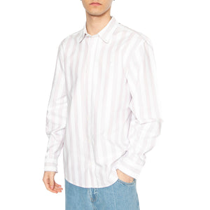 L/S Dillion Shirt Dillion Stripe, Hortensia / White - Camicia Uomo Multicolore I033027.2SNXX . CARHARTT WIP 