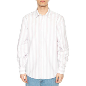 L/S Dillion Shirt Dillion Stripe, Hortensia / White - Camicia Uomo Multicolore I033027.2SNXX . CARHARTT WIP 
