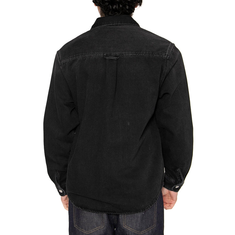 Harvey Shirt Jac Black - Camicia Denim Jeans Uomo Blu I033346.894L . CARHARTT WIP 