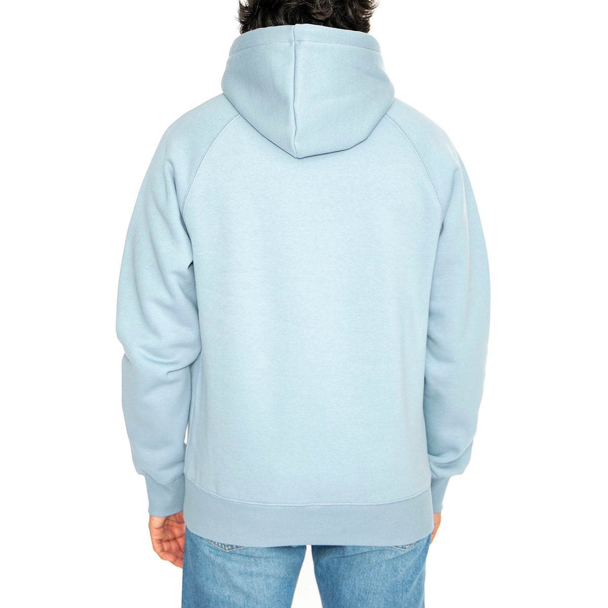 Hooded Chase Sweat Frosted Blue / Gold - Felpa con Cappuccio Uomo Blu I033661.2MYXX . CARHARTT WIP 