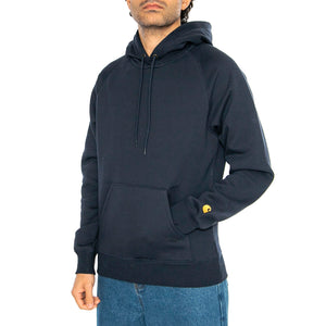 Hooded Chase Sweat Mizar / Gold - Felpa con Cappuccio Uomo Blu I033661.2MZXX . CARHARTT WIP 