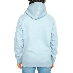 Hooded Chase Jacket Frosted Blue / Gold - Felpa con Cappuccio Uomo Blu I033664.2MYXX . CARHARTT WIP 