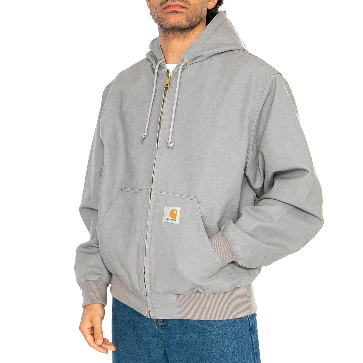 OG Active Jacket Yosemite - Giacca con Cappuccio e Zip Uomo Grigia I034311.2LR02 . CARHARTT WIP 