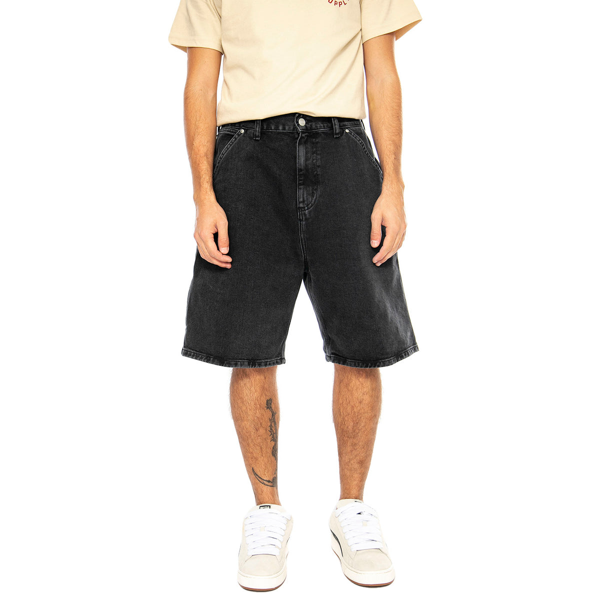 Rivet Short Black - Bermuda Uomo Neri I034319.8906 . CARHARTT WIP 