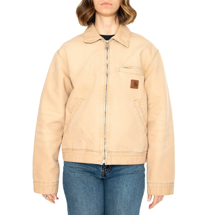 W' Dayton Jacket Dusty H Brown - Giacca Donna Beige I034320.07E4O . CARHARTT WIP 
