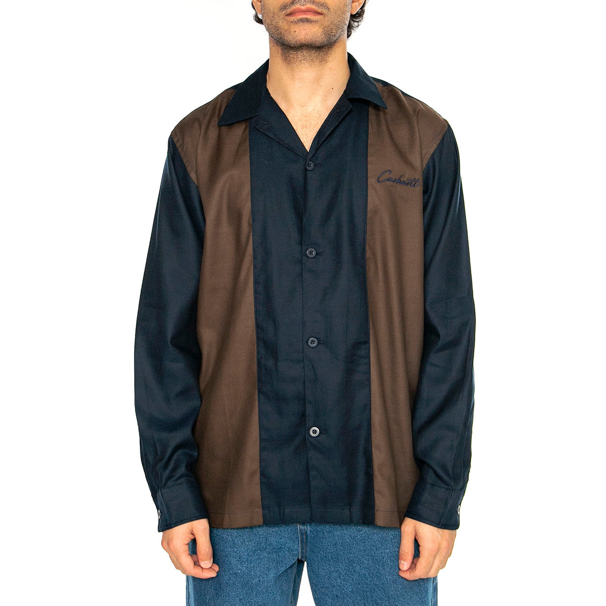 L/S Delaney Shirt Mizar / Liberica - Camicia Uomo Multicolore I034381.2PMXX . CARHARTT WIP 