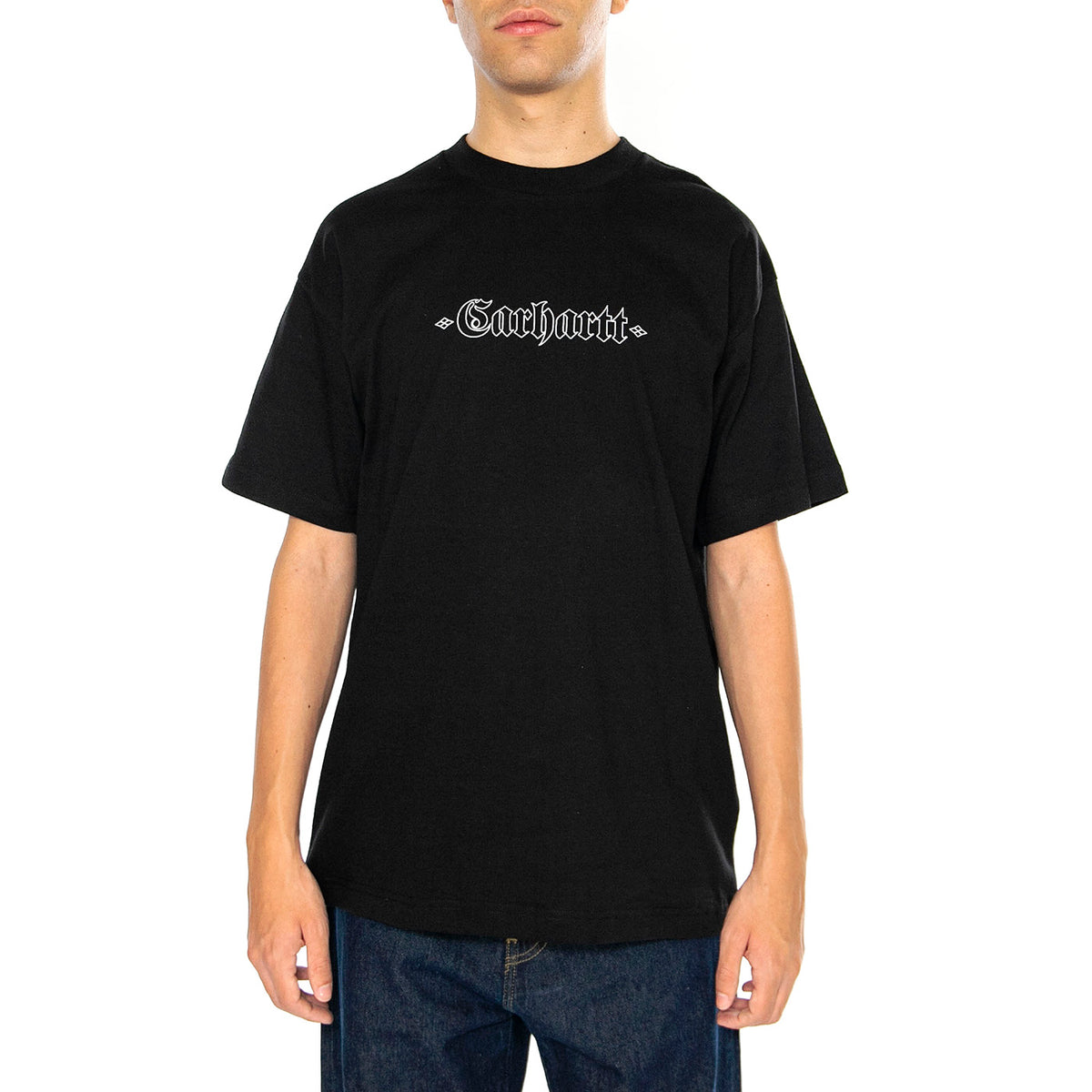 S/S Greatest Hits T-Shirt Black / White - Maglietta Girocollo Uomo Nera I034394.0D2XX . CARHARTT WIP 