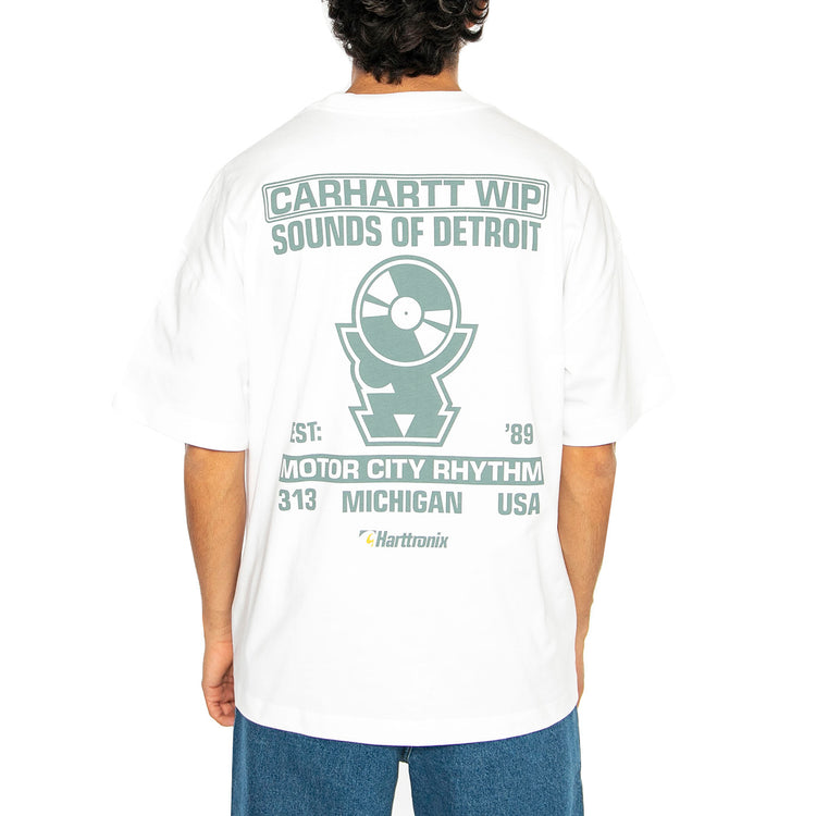 S/S Harttronix T-Shirt White - Maglietta Girocollo Uomo Bianca I034395.02XX . CARHARTT WIP 