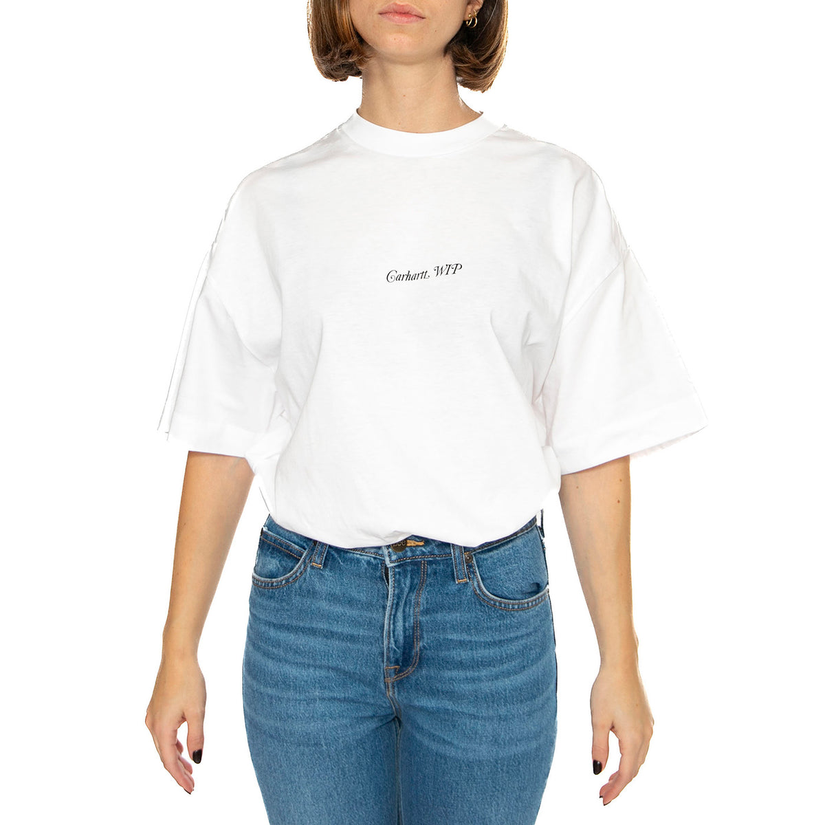 W' S/S Harttbreaker T-Shirt White - Maglietta Girocollo Donna Bianca I034399.02XX . CARHARTT WIP 