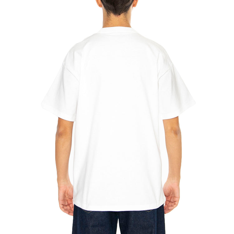 S/S Fragments Pocket T-Shirt White / Black - Maglietta Girocollo Uomo Bianca I034407.00AXX . CARHARTT WIP 