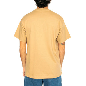 S/S Fragments Pocket T-Shirt Dusty H Brown / Black - Maglietta Girocollo Uomo Marrone I034407.0IAXX . CARHARTT WIP 