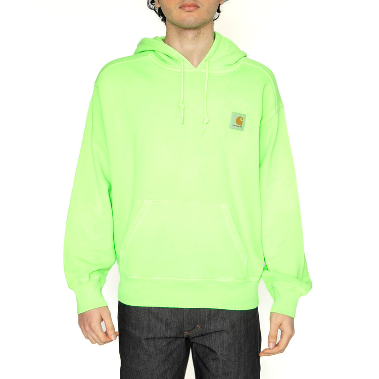 Hooded Industry Sweat Lumo Orange - Felpa con Cappuccio Uomo Verde I034417.2M4GD . CARHARTT WIP 