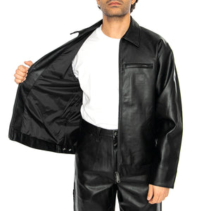 Detroit Jacket Black - Giacca Similpelle Uomo Nera I034426.89XX . CARHARTT WIP 